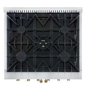 Forno Galiano 30-Inch Gas Range FFSGS6444-30 – White – Gas Range FFSGS6444 30WHT V1 Cooktop 2024 12 23