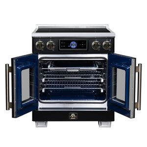 Forno Maximus 30-Inch Induction Range FFSIN0932-30 – Black – Induction Range FFSIN0932 30BLK Front Open 2026 07 20