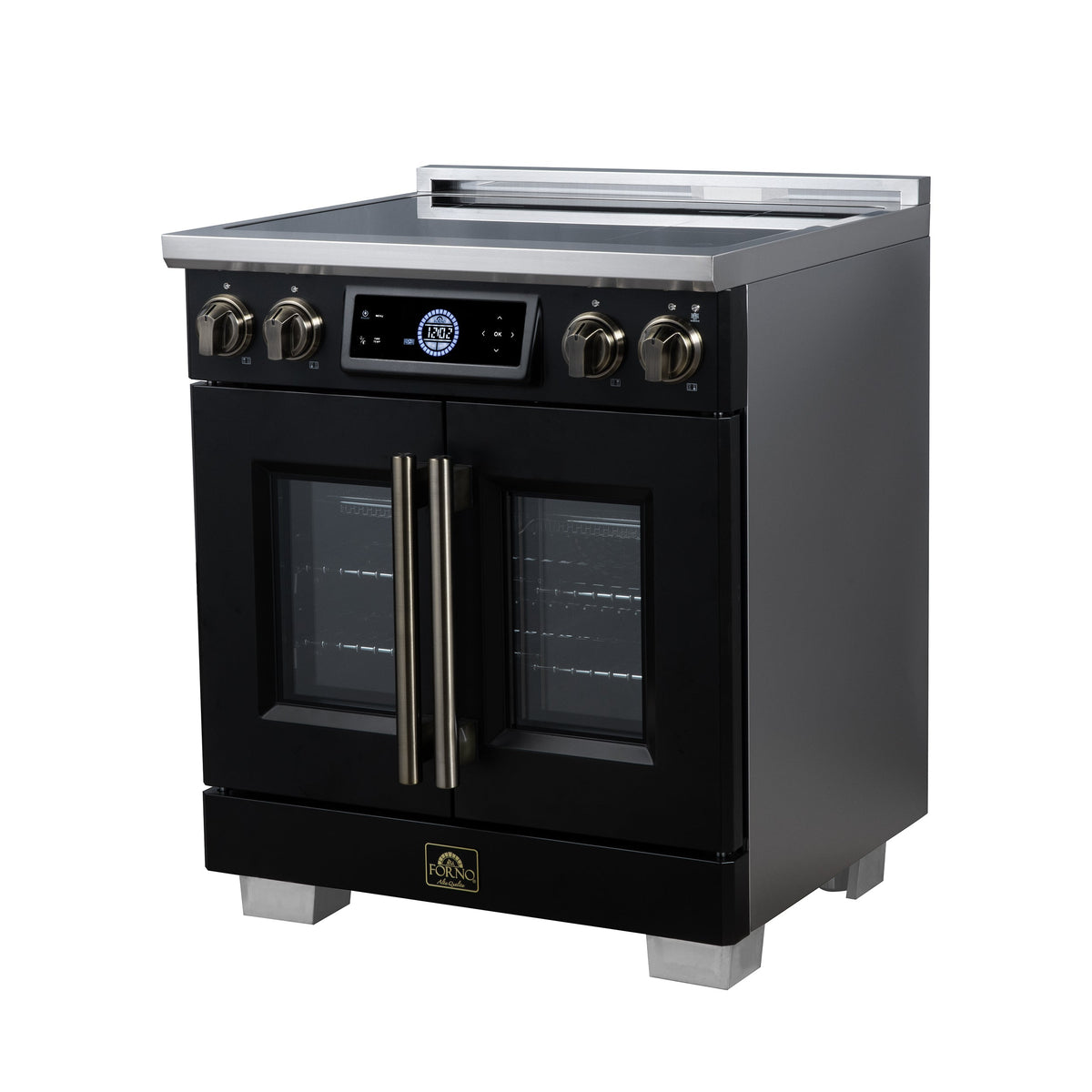 Forno Maximus 30-Inch Induction Range FFSIN0932-30 – Black – Induction Range FFSIN0932 30BLK Right Angle 2026 07 20