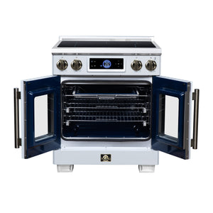 Forno Maximus 30-Inch Induction Range FFSIN0932-30 – White – Induction Range FFSIN0932 30WHT Front Open 2026 07 20