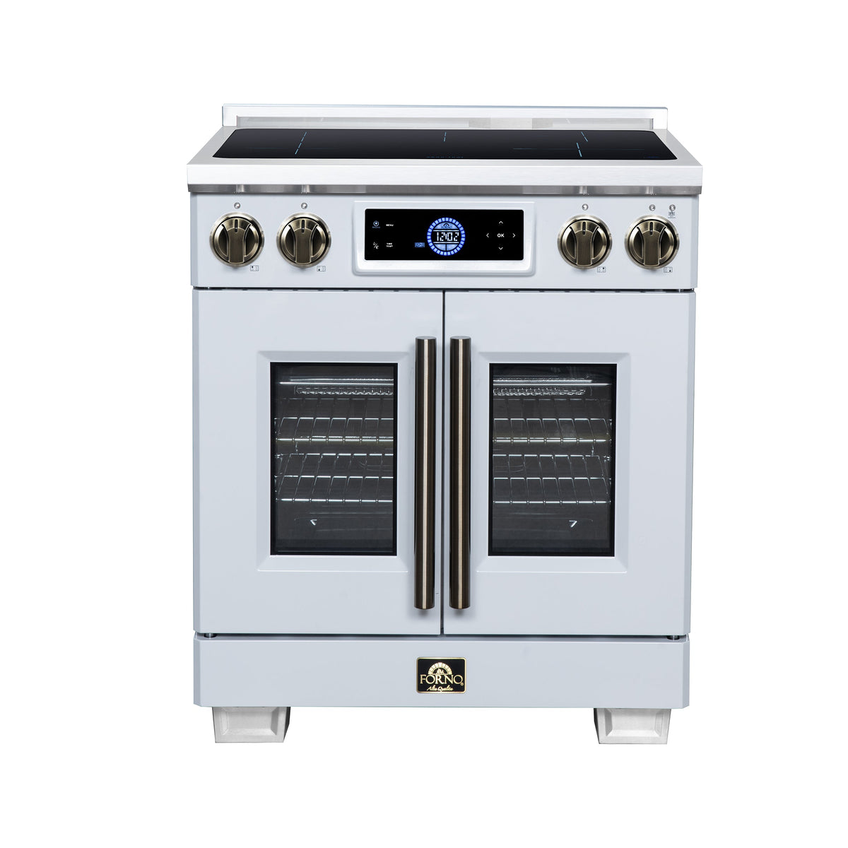 Forno Maximus 30-Inch Induction Range FFSIN0932-30 – White – Induction Range FFSIN0932 30WHT Front 2026 07 20