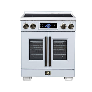 Forno Maximus 30-Inch Induction Range FFSIN0932-30 – White – Induction Range FFSIN0932 30WHT Front 2026 07 20