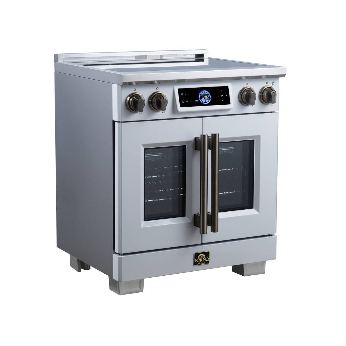 Forno Maximus 30-Inch Induction Range FFSIN0932-30 – White – Induction Range FFSIN0932 30WHT Left Angle 2026 07 20