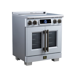 Forno Maximus 30-Inch Induction Range FFSIN0932-30 – White – Induction Range FFSIN0932 30WHT Left Angle 2026 07 20