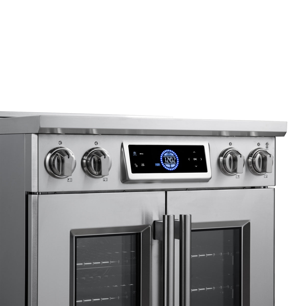 Forno Maximus 30-Inch Induction Range FFSIN0932-30 – Stainless Steel – Induction Range FFSIN0932 30 Control Panel Left Angle 2026 07 20
