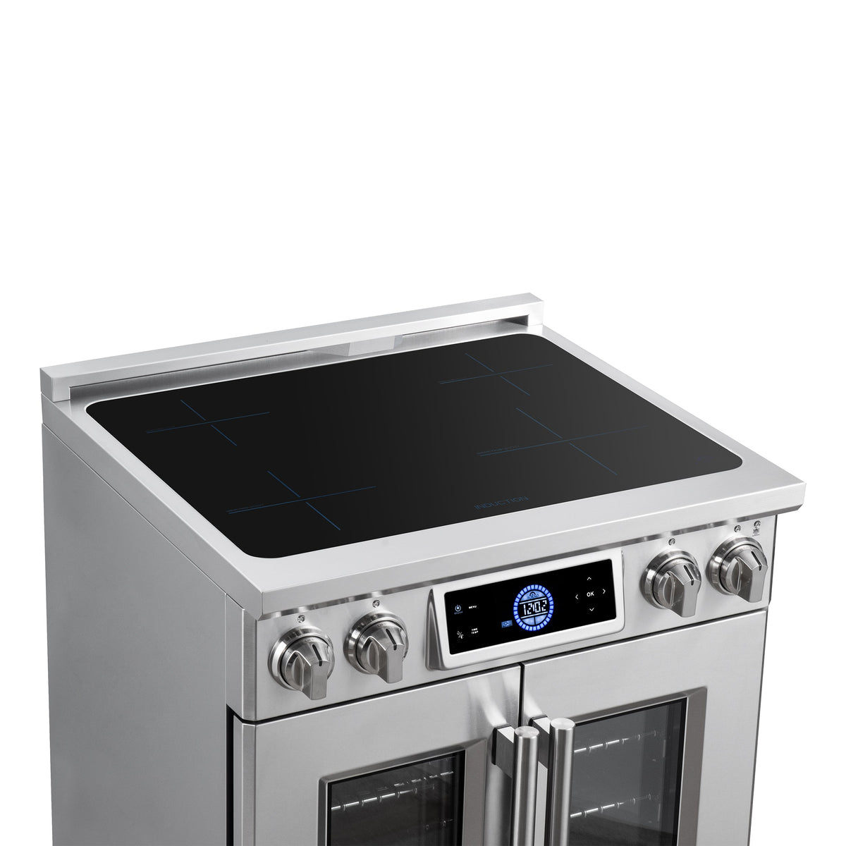 Forno Maximus 30-Inch Induction Range FFSIN0932-30 – Stainless Steel – Induction Range FFSIN0932 30 Cooktop Left Angle 2026 07 20