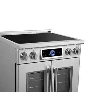 Forno Maximus 30-Inch Induction Range FFSIN0932-30 – Stainless Steel – Induction Range FFSIN0932 30 Left Angle Close Up 2026 07 20