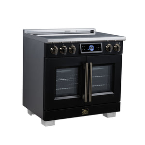Forno Maximus 36-Inch Induction Range FFSIN0932-36 – Black – Induction Range FFSIN0932 36BLK Left Angle 2026 07 20