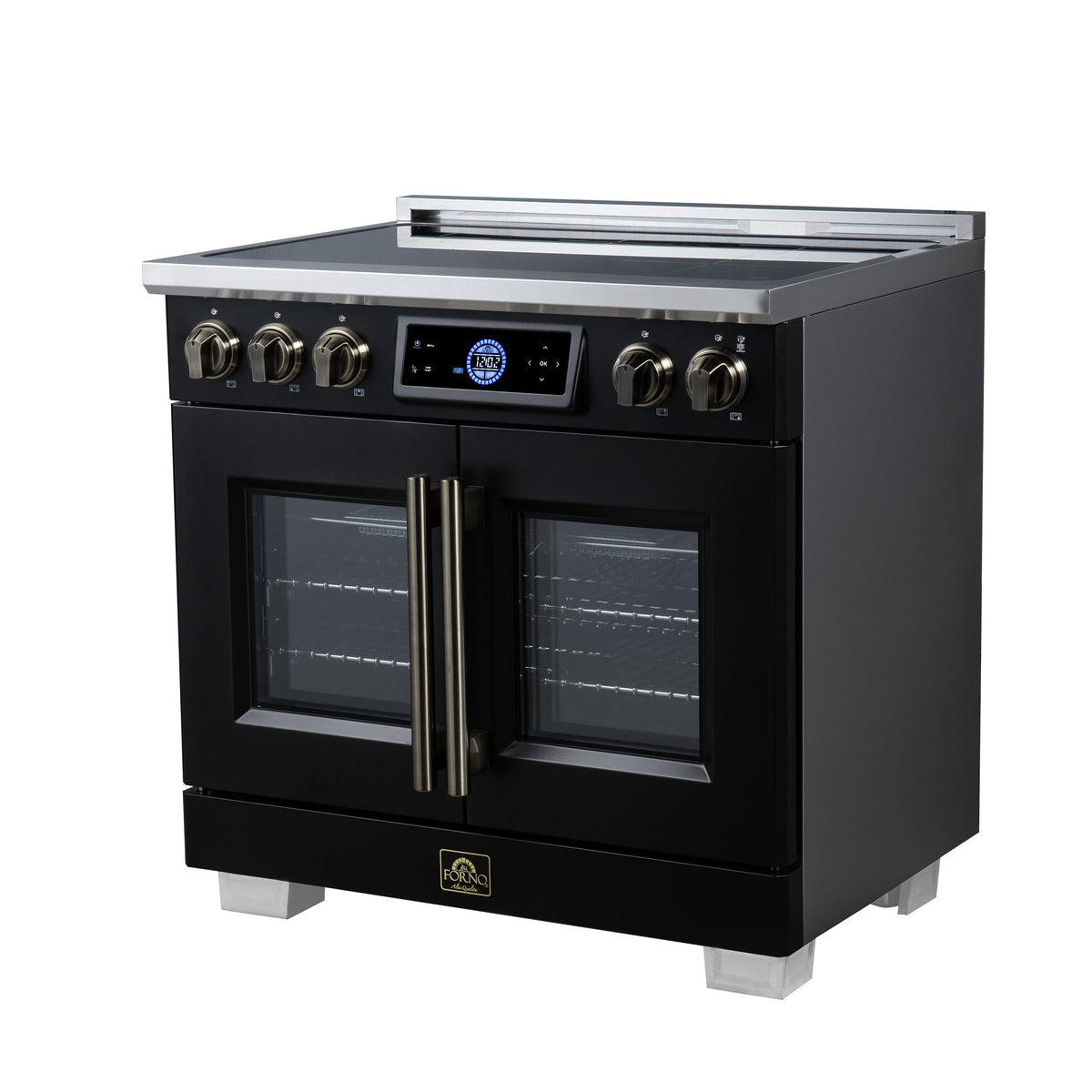 Forno Maximus 36-Inch Induction Range FFSIN0932-36 – Black – Induction Range FFSIN0932 36BLK Right Angle 2026 07 20