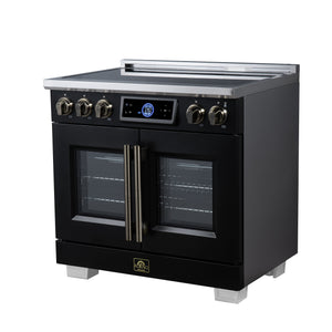 Forno Maximus 36-Inch Induction Range FFSIN0932-36 – Black – Induction Range FFSIN0932 36BLK Right Angle 2026 07 20