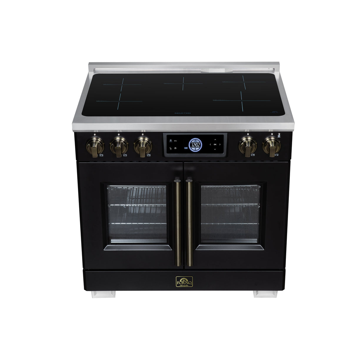 Forno Maximus 36-Inch Induction Range FFSIN0932-36 – Black – Induction Range FFSIN0932 36BLK Top 2026 07 20