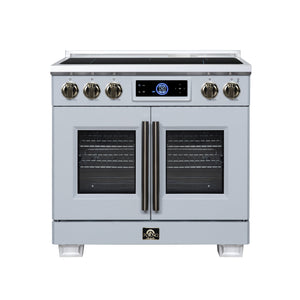 Forno Maximus 36-Inch Induction Range FFSIN0932-36 – White – Induction Range FFSIN0932 36WHT Front 2026 07 20
