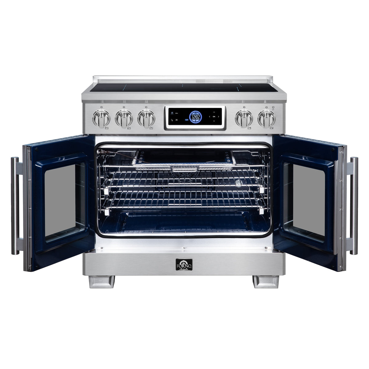 Forno Maximus 36-Inch Induction Range FFSIN0932-36 – Stainless Steel – Induction Range FFSIN0932 36 Front Open 2026 07 20