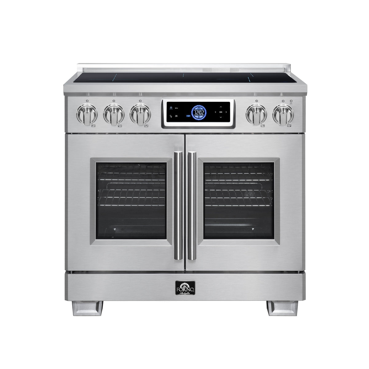 Forno Maximus 36-Inch Induction Range FFSIN0932-36 – Stainless Steel – Induction Range FFSIN0932 36 Front 2026 07 20