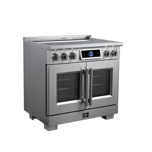 Forno Maximus 36-Inch Induction Range FFSIN0932-36 – Stainless Steel – Induction Range FFSIN0932 36 Left Angle 2026 07 20