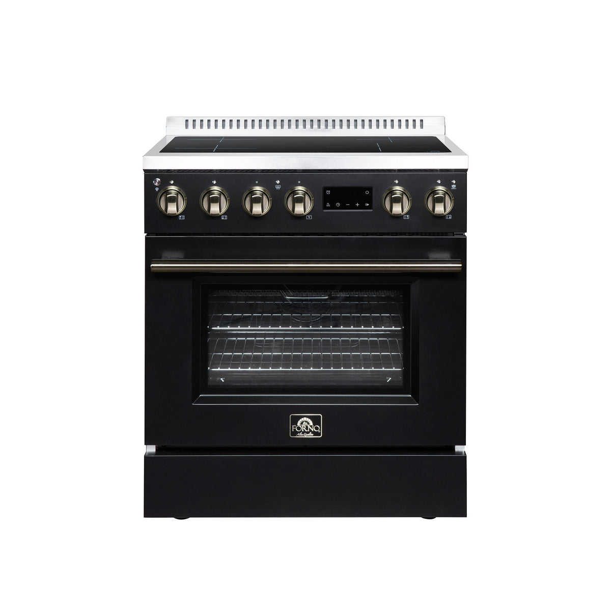 Forno Torino 30-Inch Induction Range FFSIN0936-30 – Black – Induction Range FFSIN0936 30BLK Front 2026 08 11