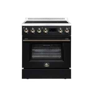 Forno Torino 30-Inch Induction Range FFSIN0936-30 – Black – Induction Range FFSIN0936 30BLK Front 2026 08 11