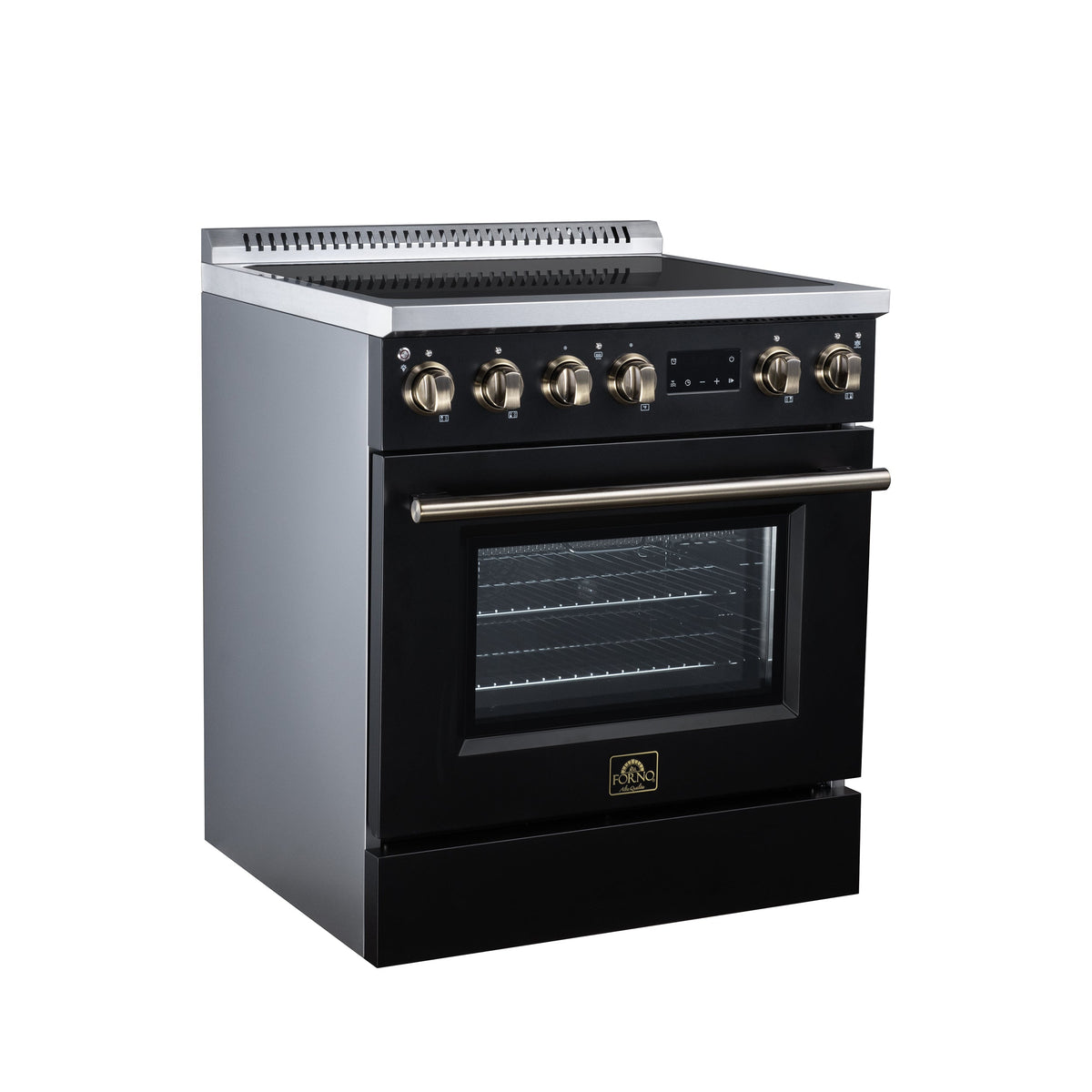 Forno Torino 30-Inch Induction Range FFSIN0936-30 – Black – Induction Range FFSIN0936 30BLK Left Angle 2026 08 11