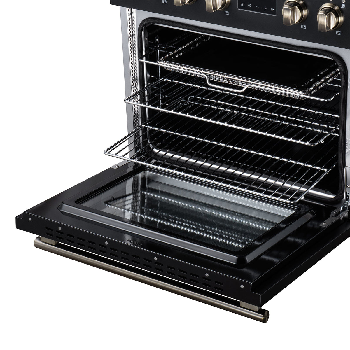 Forno Torino 30-Inch Induction Range FFSIN0936-30 – Black – Induction Range FFSIN0936 30BLK Racks 2026 08 11