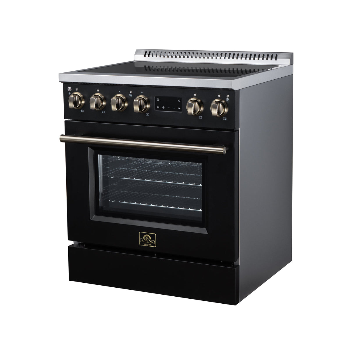 Forno Torino 30-Inch Induction Range FFSIN0936-30 – Black – Induction Range FFSIN0936 30BLK Right Angle 2026 08 11