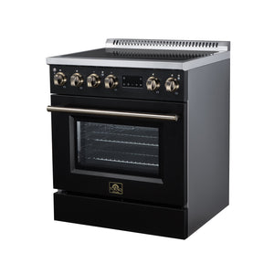 Forno Torino 30-Inch Induction Range FFSIN0936-30 – Black – Induction Range FFSIN0936 30BLK Right Angle 2026 08 11