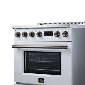 Forno Torino 30-Inch Induction Range FFSIN0936-30 – White – Induction Range FFSIN0936 30WHT Control Panel Right Angle 2026 08 12