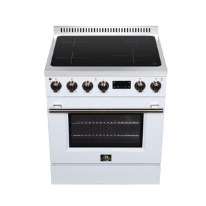 Forno Torino 30-Inch Induction Range FFSIN0936-30 – White – Induction Range FFSIN0936 30WHT Top 2026 08 12