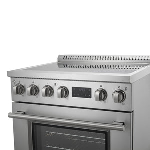 Forno Torino 30-Inch Induction Range FFSIN0936-30 – Stainless Steel – Induction Range FFSIN0936 30 Control Panel Right Angle 2025 06 04