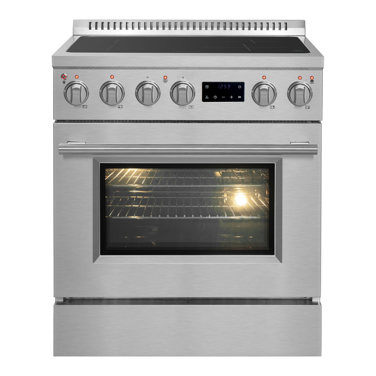 Forno Torino 30-Inch Induction Range FFSIN0936-30 – Stainless Steel – Induction Range FFSIN0936 30 Front 2025 06 05
