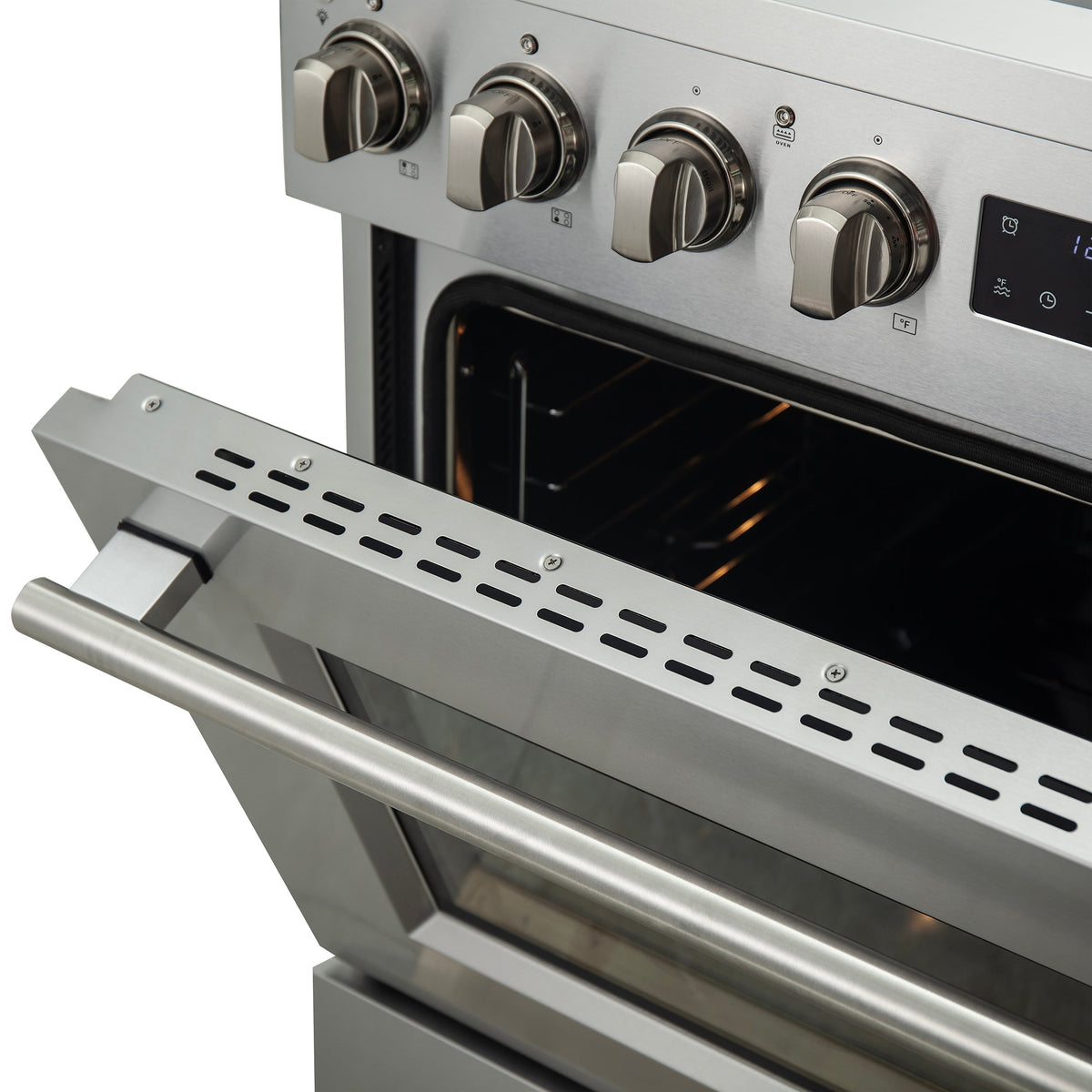 Forno Torino 30-Inch Induction Range FFSIN0936-30 – Stainless Steel – Induction Range FFSIN0936 30 Handle Door upper Frame 2025 06 05