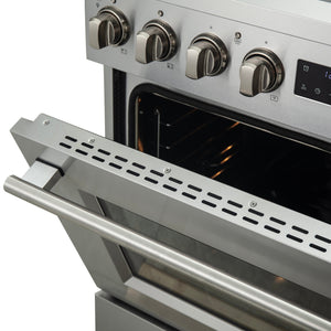 Forno Torino 30-Inch Induction Range FFSIN0936-30 – Stainless Steel – Induction Range FFSIN0936 30 Handle Door upper Frame 2025 06 05