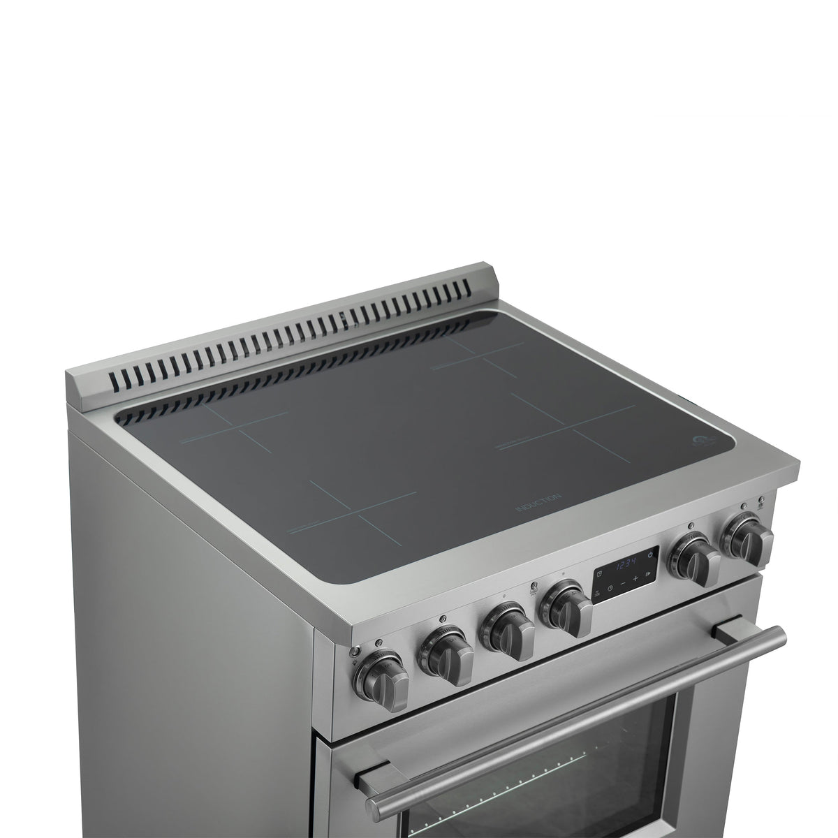 Forno Torino 30-Inch Induction Range FFSIN0936-30 – Stainless Steel – Induction Range FFSIN0936 30 Left Angle Cooktop 2025 06 05
