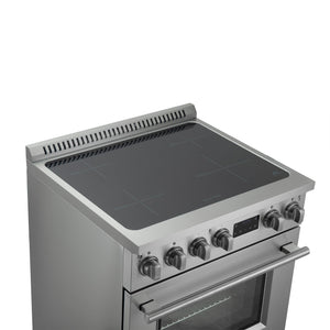 Forno Torino 30-Inch Induction Range FFSIN0936-30 – Stainless Steel – Induction Range FFSIN0936 30 Left Angle Cooktop 2025 06 05