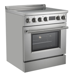 Forno Torino 30-Inch Induction Range FFSIN0936-30 – Stainless Steel – Induction Range FFSIN0936 30 Left Angle 2025 06 05