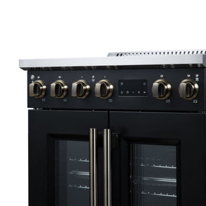 Forno Torino 30-Inch Induction Range FFSIN0950-30 – Black – Induction Range FFSIN0950 30BLK Control Panel Right Angle 2026 05 27