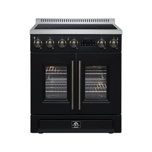 Forno Torino 30-Inch Induction Range FFSIN0950-30 – Black – Induction Range FFSIN0950 30BLK Front 2026 05 27