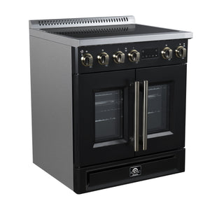 Forno Torino 30-Inch Induction Range FFSIN0950-30 – Black – Induction Range FFSIN0950 30BLK Left Angle 2026 05 27
