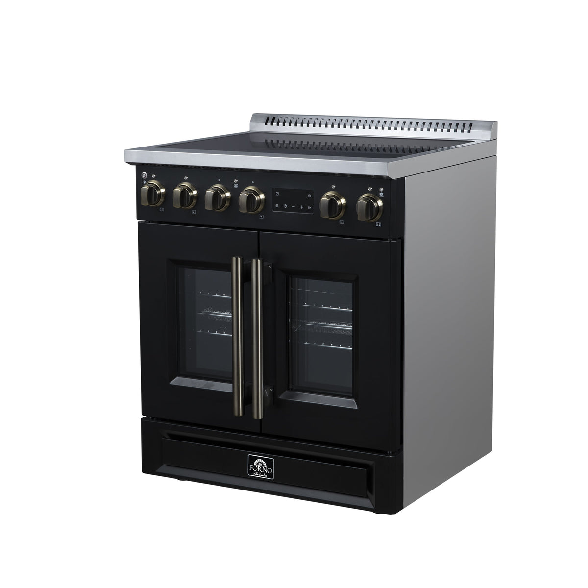 Forno Torino 30-Inch Induction Range FFSIN0950-30 – Black – Induction Range FFSIN0950 30BLK Right Angle 2026 05 27