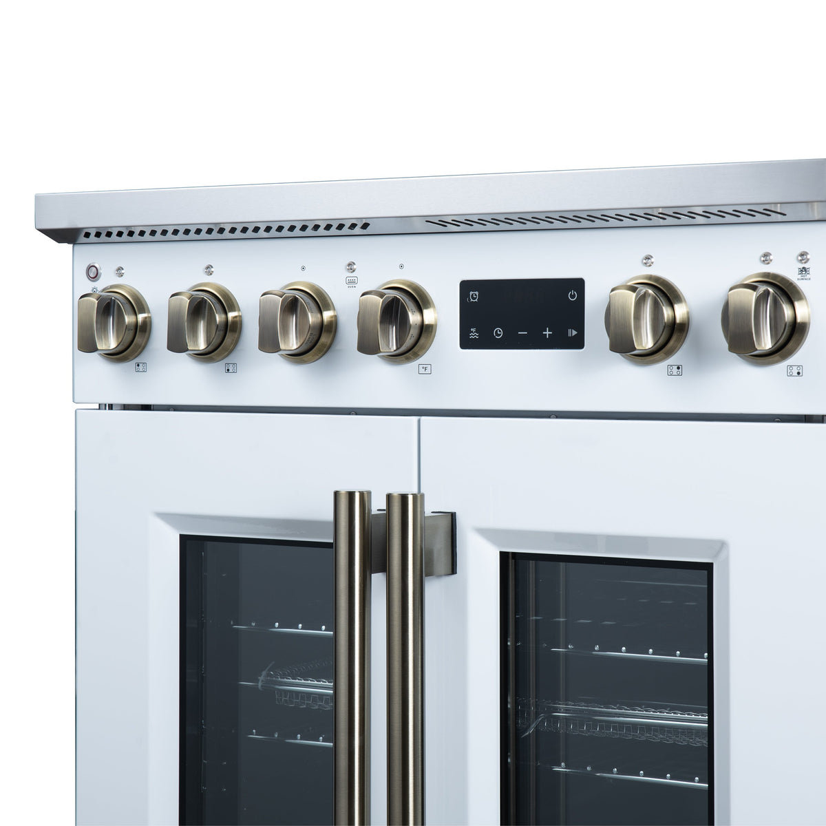 Forno Torino 30-Inch Induction Range FFSIN0950-30 – White – Induction Range FFSIN0950 30WHT Control Panel Right Angle 2026 05 27