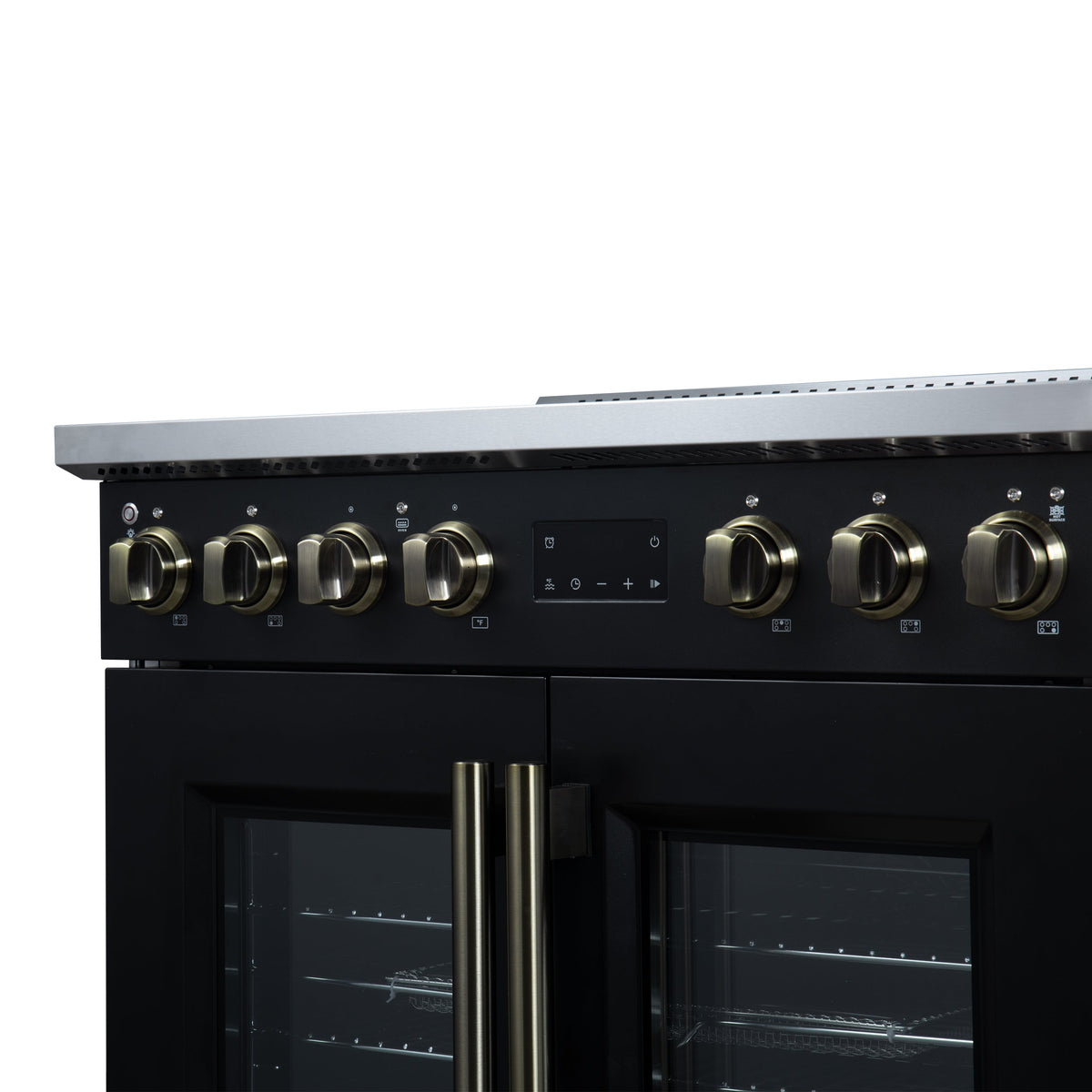 Forno Torino 36-Inch Induction Range FFSIN0950-36 – Black – Induction Range FFSIN0950 36BLK Control Panel Right Angle 2026 05 27
