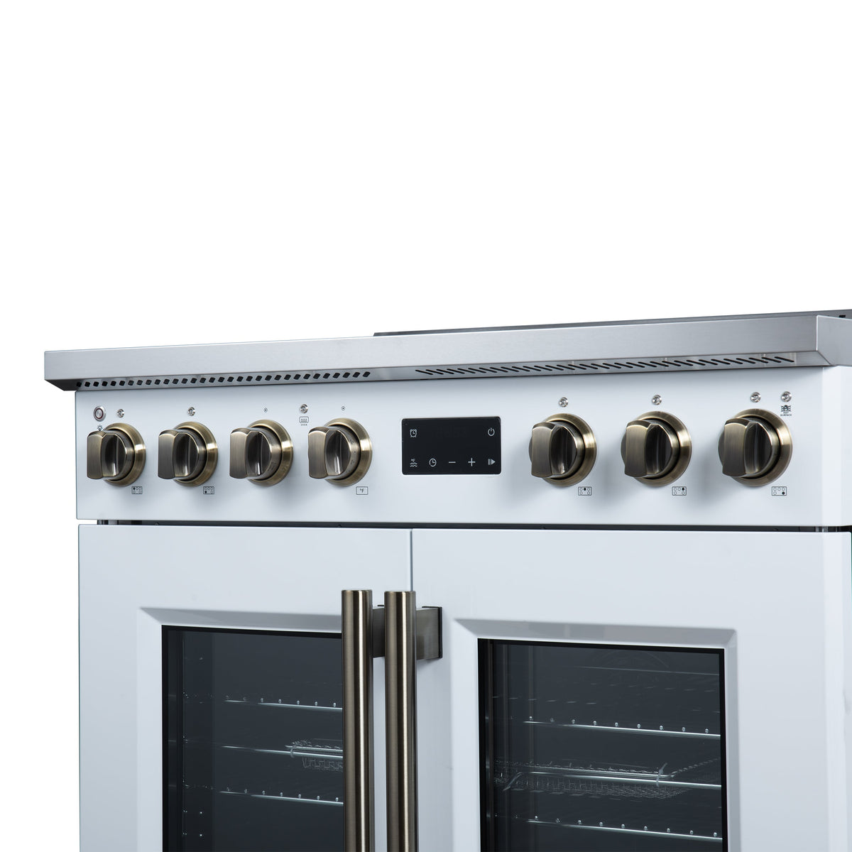 Forno Torino 36-Inch Induction Range FFSIN0950-36 – White – Induction Range FFSIN0950 36WHT Control Panel Right Angle 2026 05 27