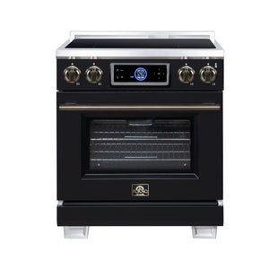 Forno Maximus 30-Inch Induction Range FFSIN0968-30 – Black – Induction Range FFSIN0968 30BLK Front 2026 08 17