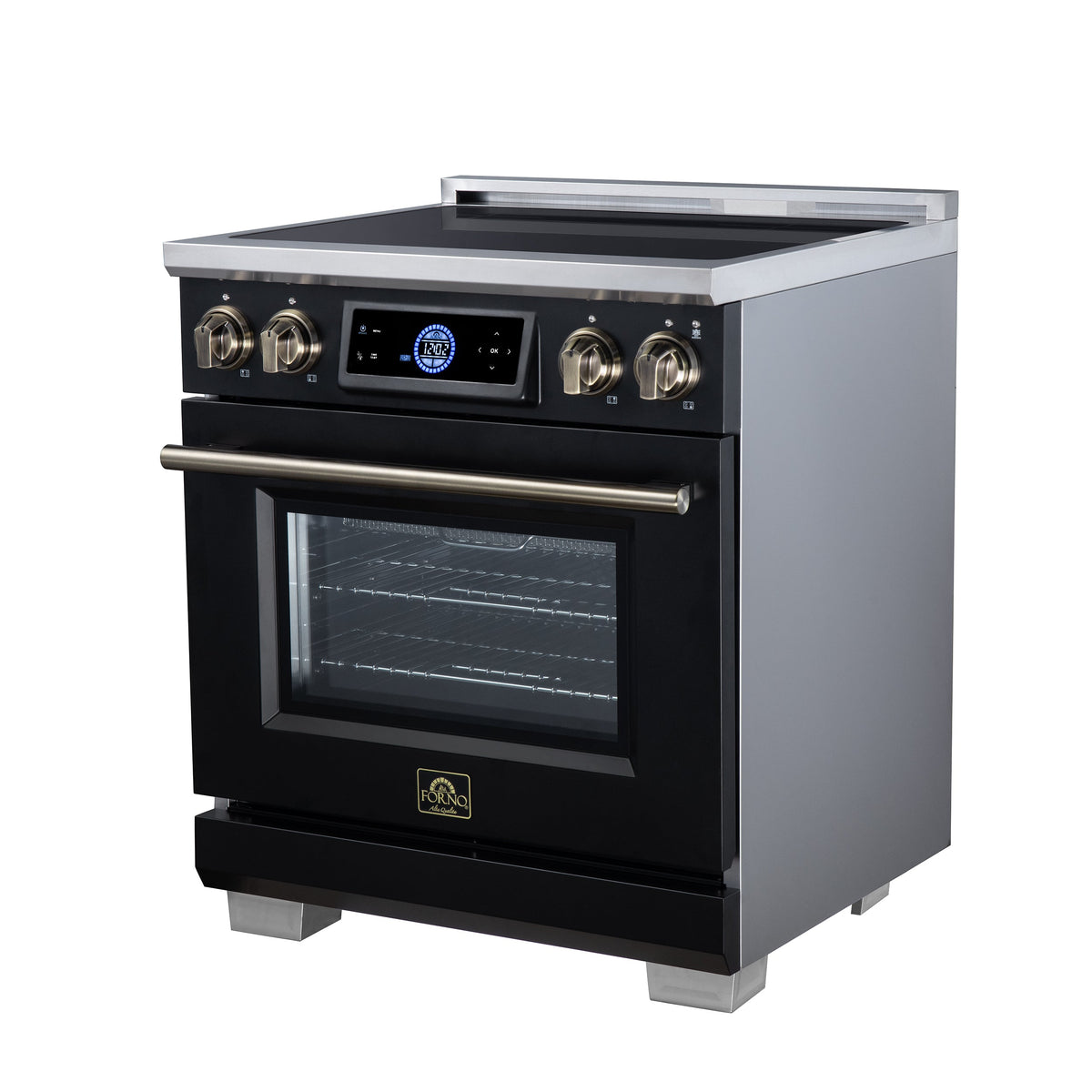 Forno Maximus 30-Inch Induction Range FFSIN0968-30 – Black – Induction Range FFSIN0968 30BLK Right Angle 2026 08 17
