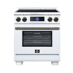 Forno Maximus 30-Inch Induction Range FFSIN0968-30 – White – Induction Range FFSIN0968 30WHT Front 2026 08 17