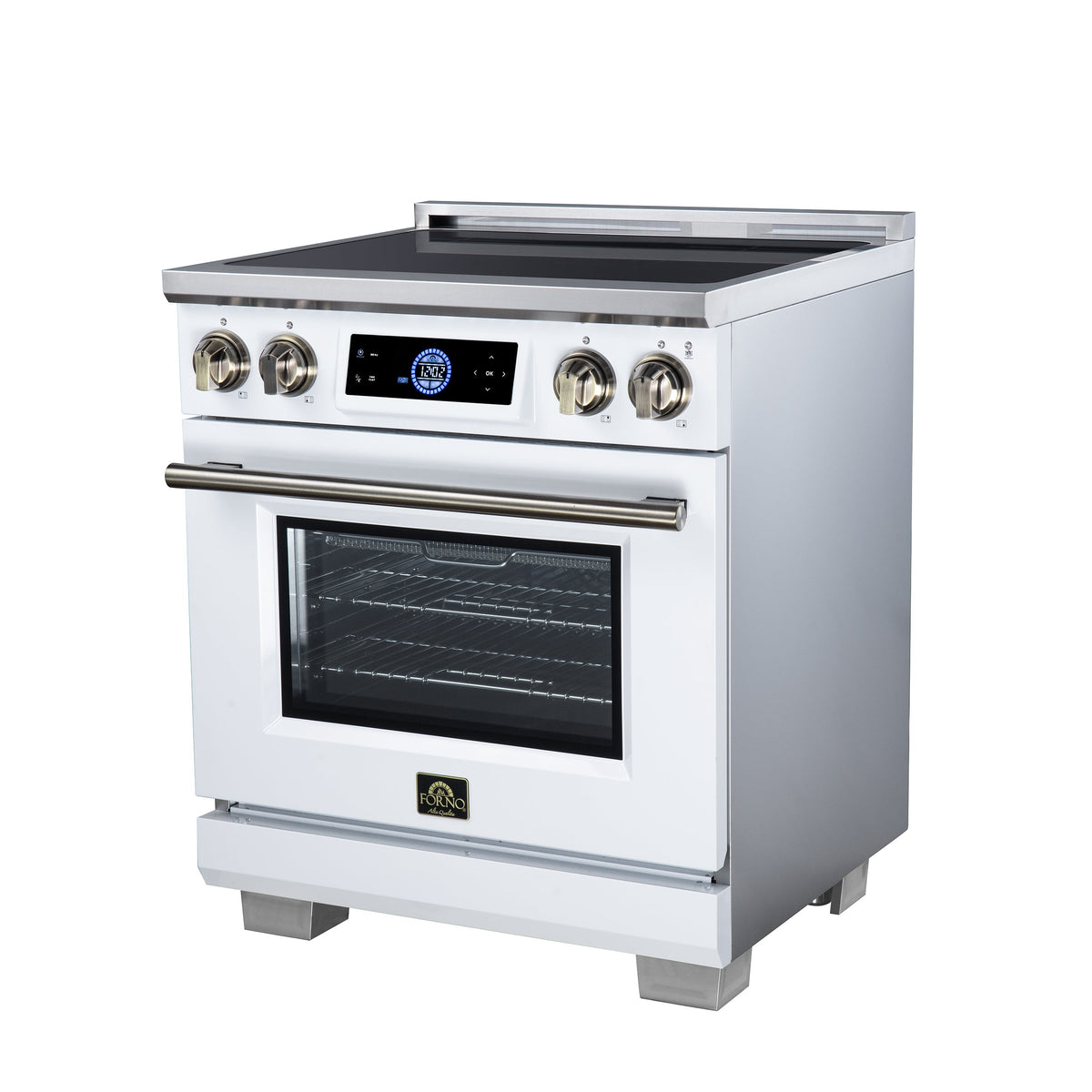 Forno Maximus 30-Inch Induction Range FFSIN0968-30 – White – Induction Range FFSIN0968 30WHT Right Angle 2026 08 17