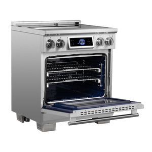Forno Maximus 30-Inch Induction Range FFSIN0968-30 – Stainless Steel – Induction Range FFSIN0968 30 Left Angle Opened 2025 06 27