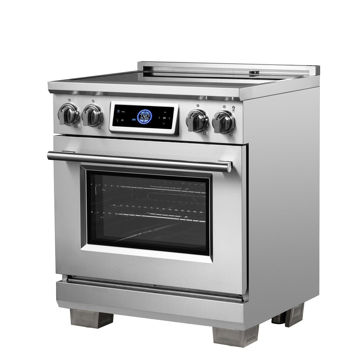 Forno Maximus 30-Inch Induction Range FFSIN0968-30 – Stainless Steel – Induction Range FFSIN0968 30 Right Angle 2025 06 27