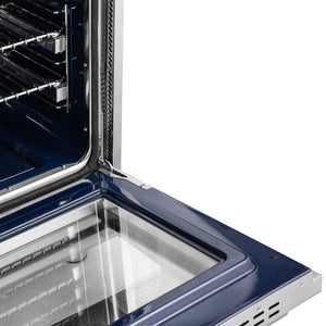 Forno Maximus 30-Inch Induction Range FFSIN0968-30 – Stainless Steel – Induction Range FFSIN0968 30 V1 13 Door Hinge Close Up 2025 05 05