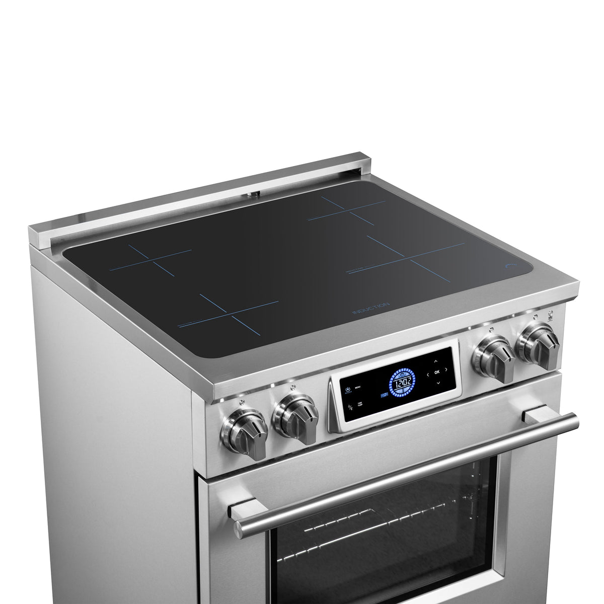 Forno Maximus 30-Inch Induction Range FFSIN0968-30 – Stainless Steel – Induction Range FFSIN0968 30 V1 15 Left Side Cooktop 2025 05 05