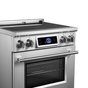 Forno Maximus 30-Inch Induction Range FFSIN0968-30 – Stainless Steel – Induction Range FFSIN0968 30 V1 17 Left Side Controls Cooktop 2025 05 05